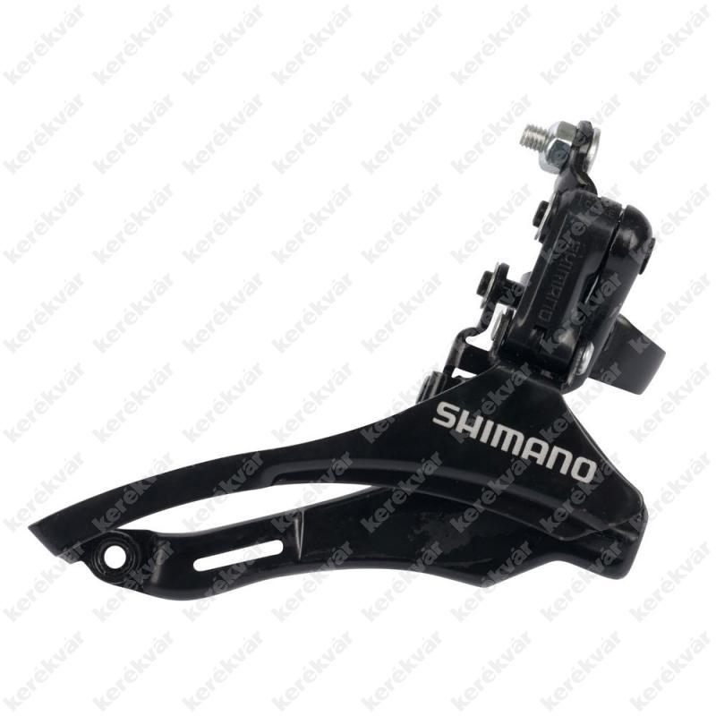 Tourney front derailleur bottom pull black for 48 teeth chainwheel