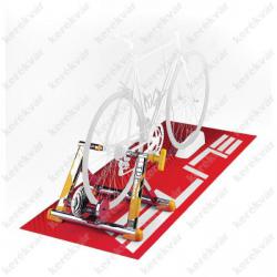 Elite Training mat for home trainer red 3.Image