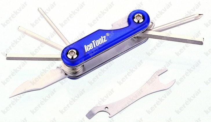 Multi 9 function tool with knife