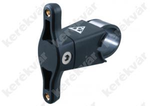 Cagemount alloy bottle cage adapter seatpost+handlebar black