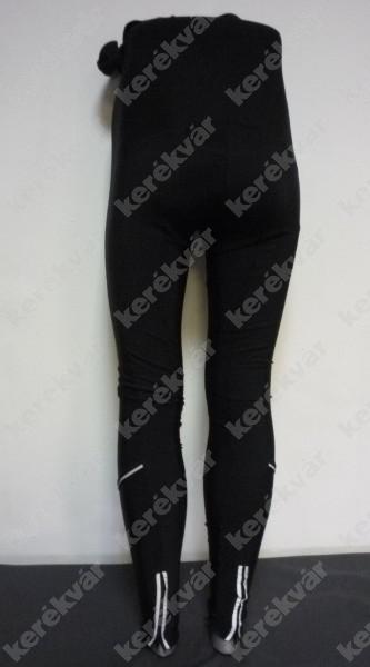 Elastic Thermo non bib long tights padded black
