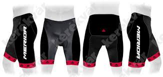 Merida non bib shorts black/red 2015
