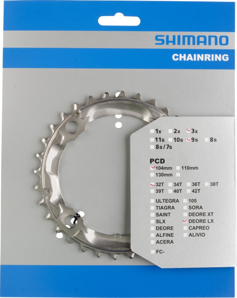 Shimano Deore FC-M580 sprocket silver