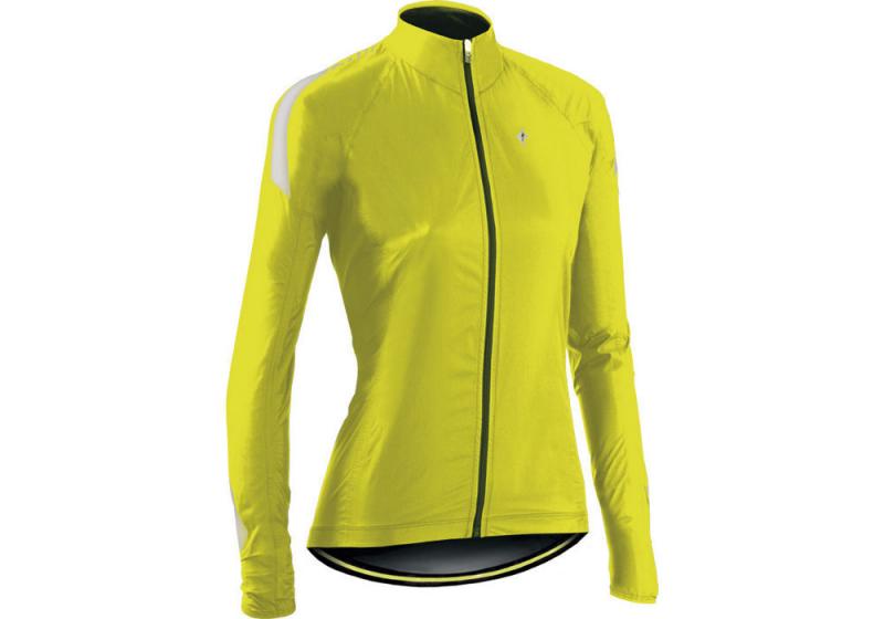Specialized RBX Elite woman's rain coat neon yellow