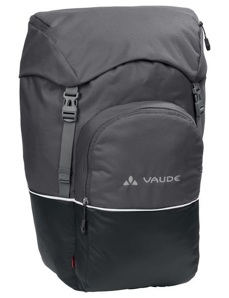 Vaude Road Master Back táska rack mount Black/Gray 2 compartment
