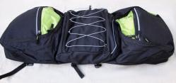 Bikefun Master táska csomagtartóra fekete/zöld 3 részes 4.Kép