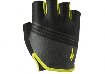 Specialized Bg Grail short gloves black/ neon yellow