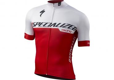 Specialized SI Expert short sleeve jersey white/red/black