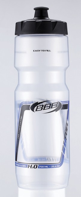 BBB CompTank XL bottle transparent/blue 0,75l