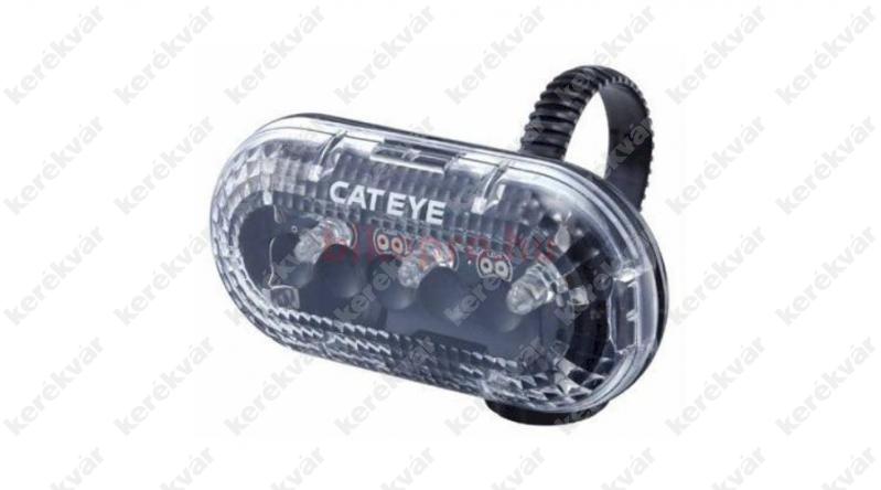 Cateye TL-LD130-F elemes 3 LED-es első lámpa fekete