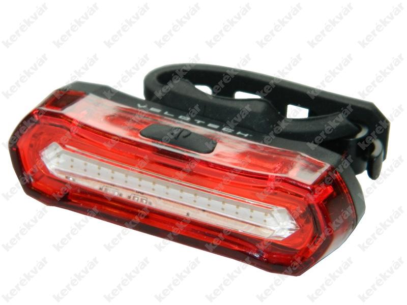 Velotech USB akkumulátoros 16led hátsó lámpa piros