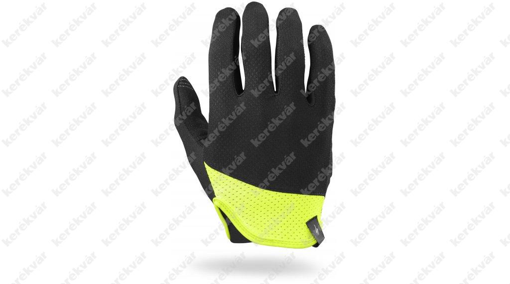 Specialized BG trident hosszú ujjú kesztyű fekete/neon sárga