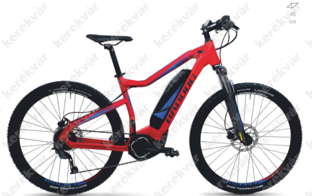 Baddog Pharao S Yamaha MTB kerékpár piros 2018