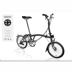 Brompton H 6 L kerékpár 2022 4.Kép