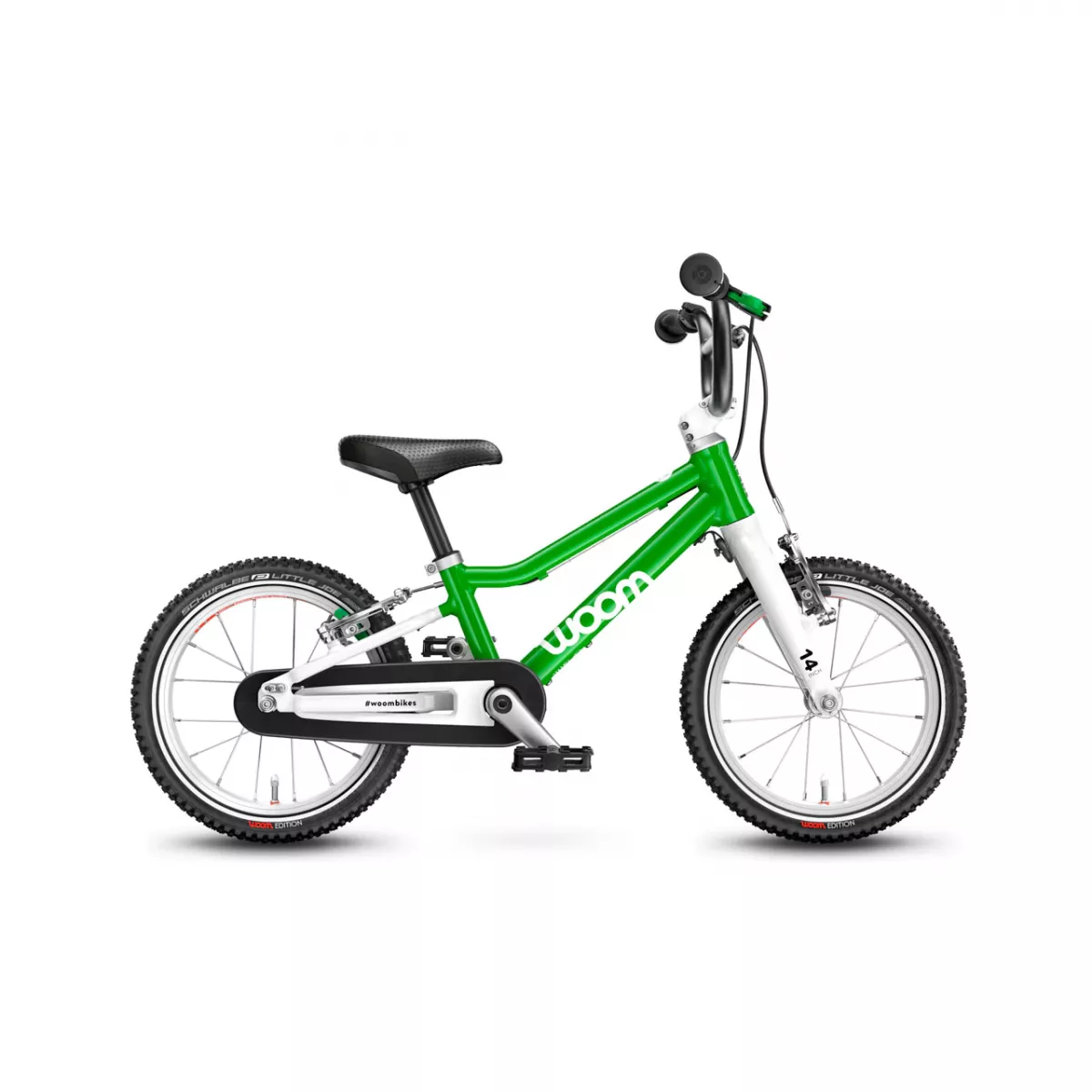 Woom 2 gyermek kerékpár zöld