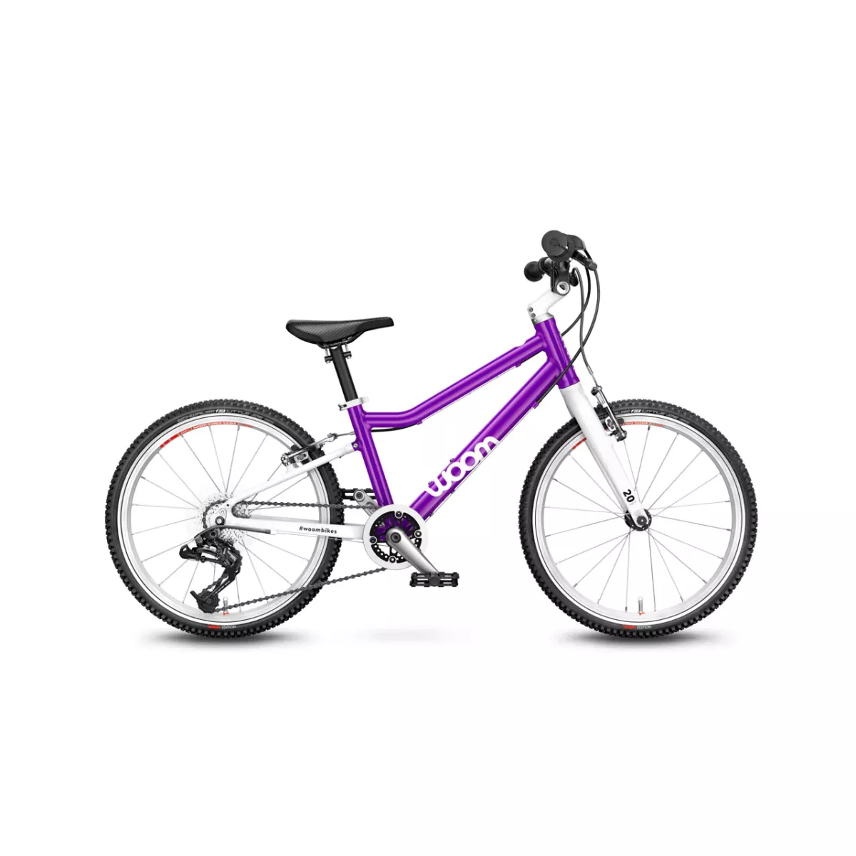 Woom 4 gyermek bicycle purple